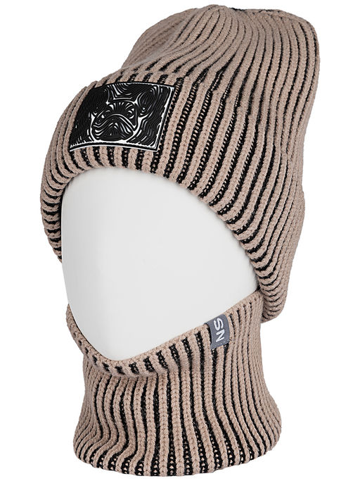 Комплект (шапка и снуд) 12з16624 джинс/черный - Nikastyle фото 39