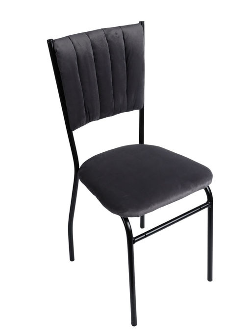 Стул разборный "Камелот" черный/графит