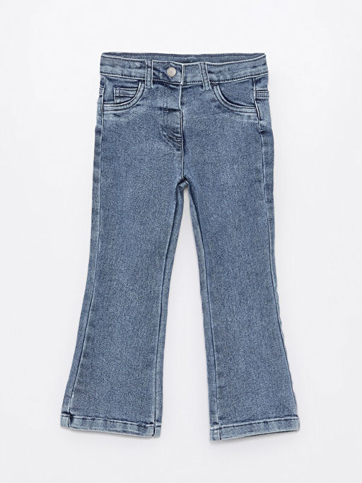 Beli Lastikli Basic K?z Bebek Jean Pantolon - Waikiki фото 3