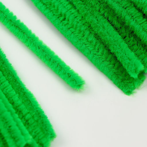 Синельная проволока, набор 50 шт., светло-зелёная, 30 см