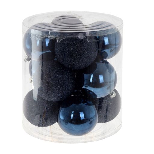 Украшение новогоднее "Шар", набор из 12 шт, D 8 см, L19 W19 H21 см