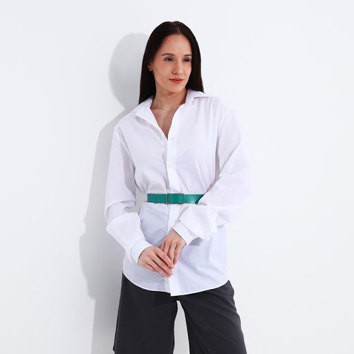 Ремень женский, ширина 2.8 см, пряжка металл, цвет зелёный - Simaland фото 3