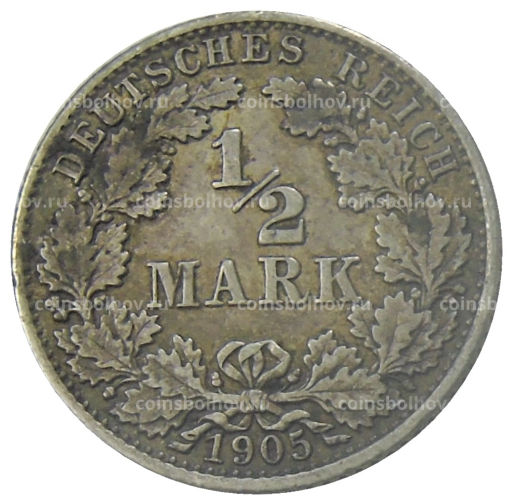 1/2 марки 1905 года G Германия