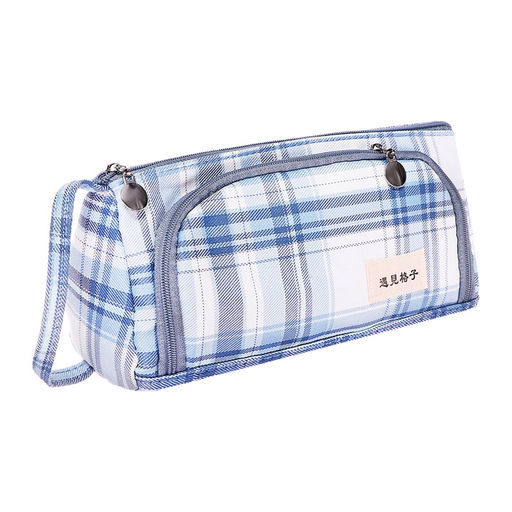 Пенал школьный Calligrata «Шотландка», мягкий, 2 отделения, 95×210×90 мм, МИКС