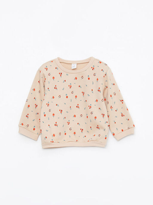 Bisiklet Yaka Uzun Kollu K?z Bebek Sweatshirt 2li - Waikiki фото 2