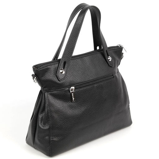 Женская сумка с ручками из эко кожи А-9921 Блек - Cidirro фото 3