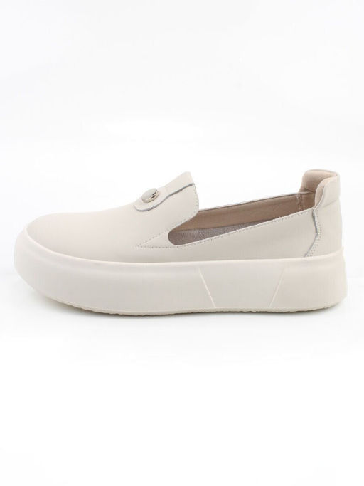 03-M37-15 MILK Полуботинки женские (натуральная кожа)