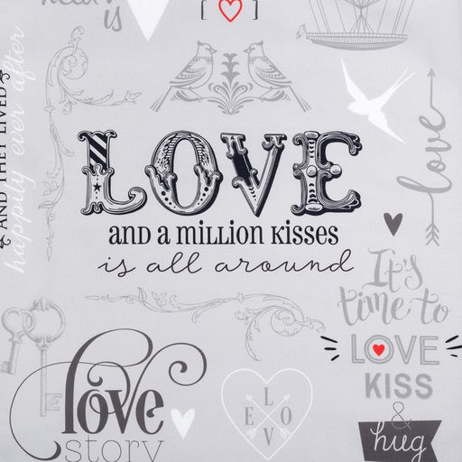 Полотенце кухонное «Этель» Love 40×67 см, 100% хлопок, саржа 190 г/м²