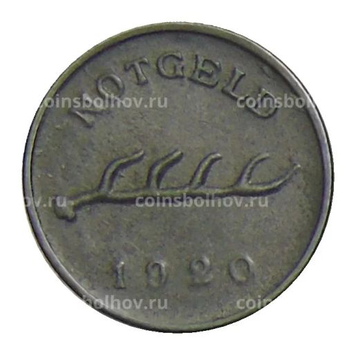 1 пфенниг 1920 года Германия  Нотгельд Бад-Магентхайм