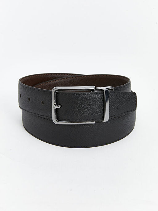 Deri G?r?n?ml? Erkek Kemer