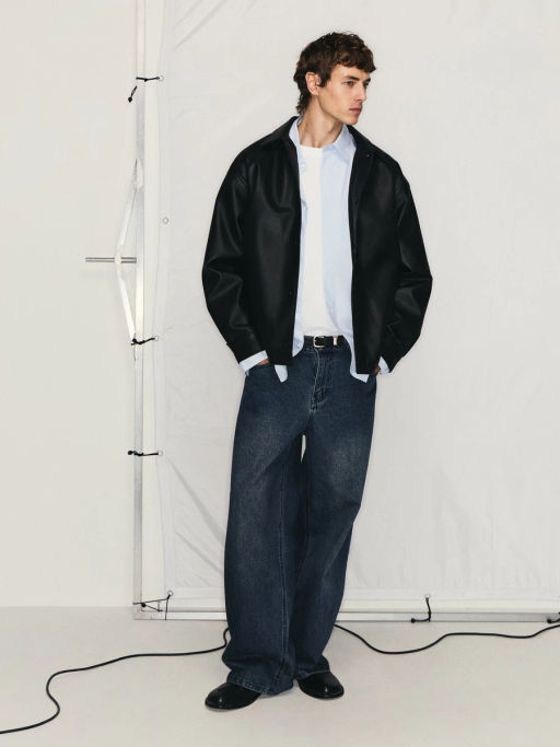 Куртка из искусственной кожи / Zarina  фото 6