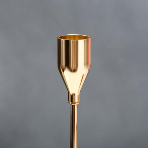 Набор подсвечников на 1 свечу «Классика», 3 шт., под золото, 24.5×7.7×7.7 см, 29.5×7.7×7.7 см, 34.5×7.7×7.7 см