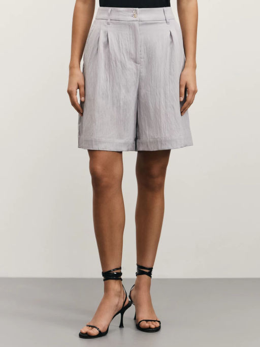 Шорты-бермуды из вискозы и тенселя / Zarina  фото 3