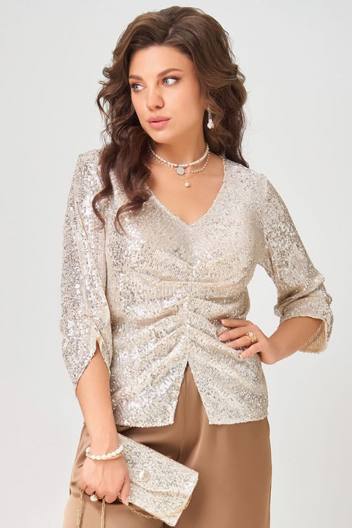 Костюм FITA 4152 золотисто-бежевый - Mira fashion фото 2
