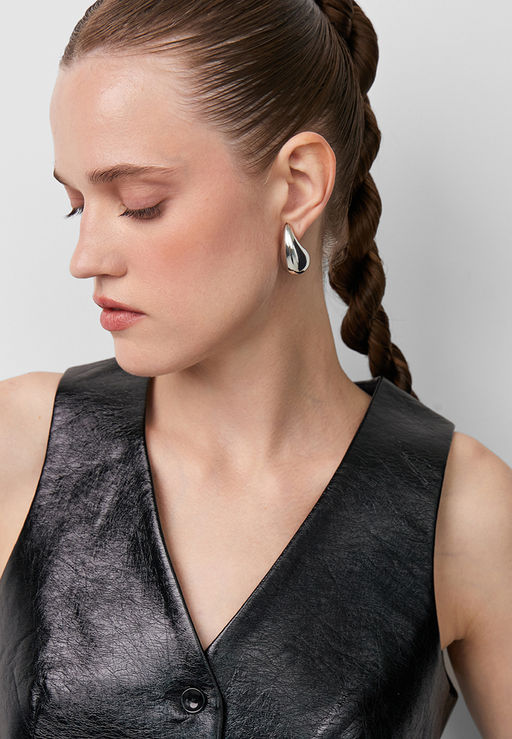 Жилет из лаковой экокожи - Mollis фото 3