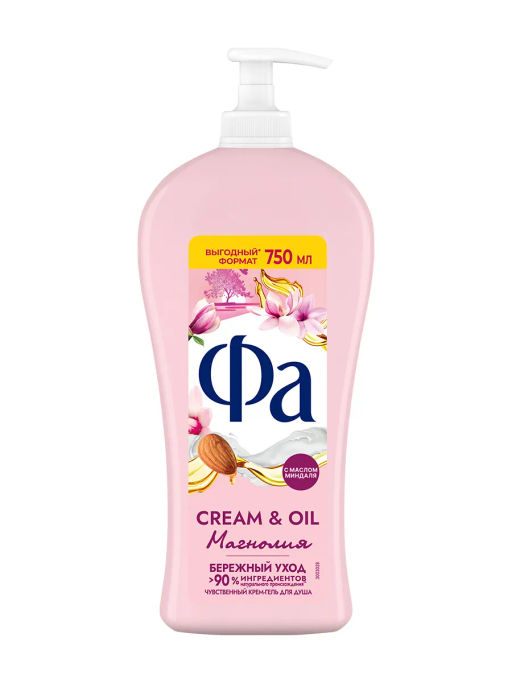ФА гель д/душа 750мл Cream&Oil Магнолия