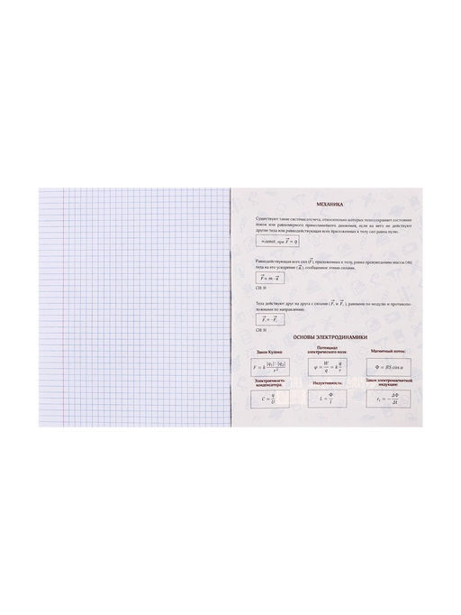 Цена за 5 шт. Предметная тетрадь по физике Calligrata «Неоновые звери», 48 листов, в клетку, со справочным материалом, обложка из мелованного картона, неоновая ...