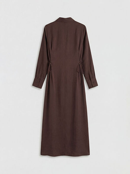 Modal Kar???ml? G?mlek Elbise