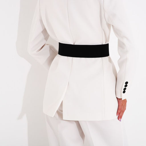 Ремень женский, ширина 6 см, на резинке, пряжка металл, цвет чёрный - Simaland фото 7