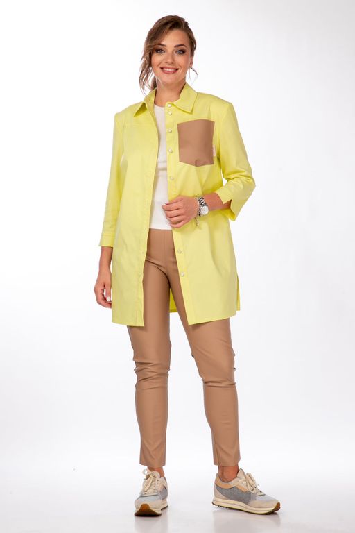 Костюм Belinga 2258 желтый+бежевый  фото 2