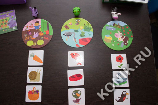 Карточная игра на ассоциации Djeco Зверята  фото 6