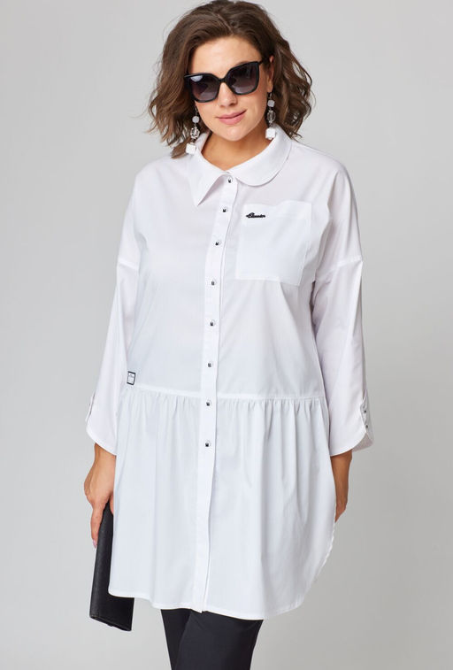 Блуза EVA GRANT 7068-1 белый