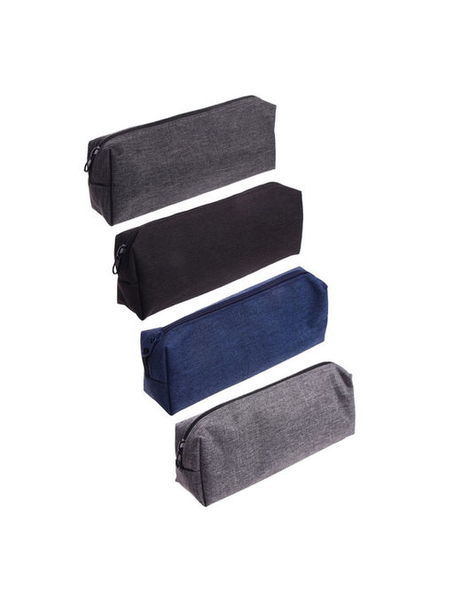 Пенал школьный на молнии Calligrata «Джинс», МИКС