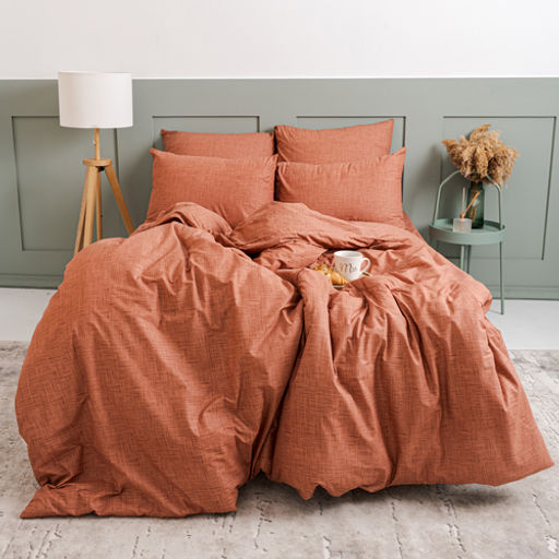 Простыня Цвет эмоций 180х217, поплин, 100% хлопок, пл. 110 гр./кв. м., Кэмел текстура