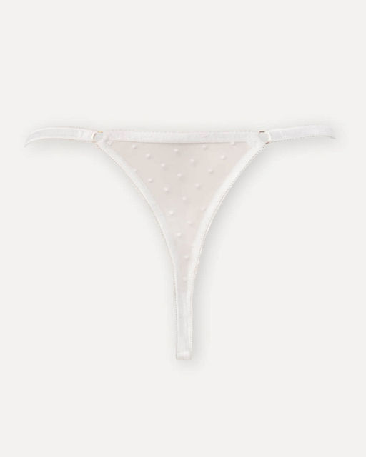 Трусы-танга молочного оттенка - Deseo фото 2