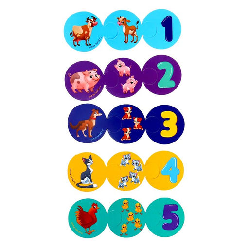 Пазлы Мама, малыш и счёт - Лесная мастерская фото 6