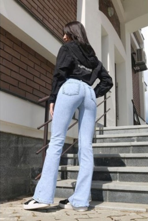 Джинсы женские клеш D530