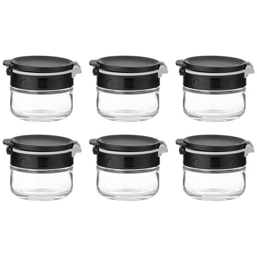 НАБОР ЕМКОСТЕЙ ДЛЯ СПЕЦИЙ 6ШТ 85МЛ AGNESS  фото 2