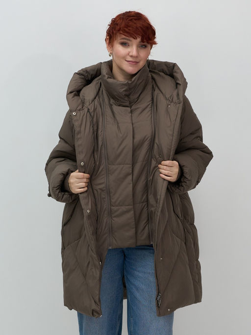 Пальто двубортная зимнее утепленное Бренд: Visdeer  фото 12