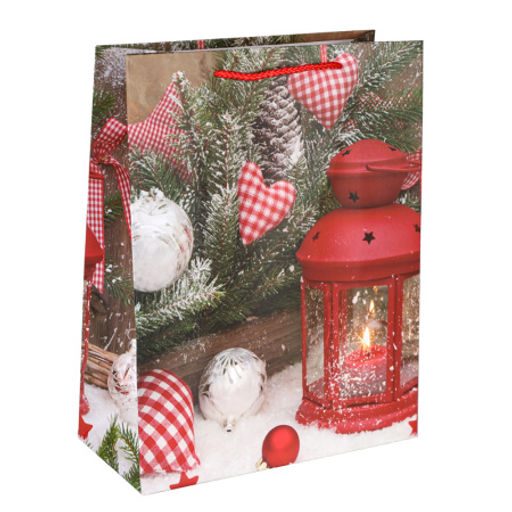Цена за 12 шт. Пакет подарочный 31х42х12см / 5383ХL /уп 12/300/Новый год - ГалеонТрейд фото 12