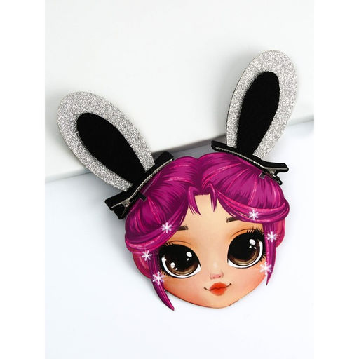 Заколки-ушки для волос Девчуля, ушки зайки, 1 х 5 х 9 см - Art beauty фото 8