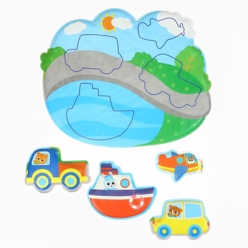 Игрушки резиновые для купания «Машинки», пазл, развивающие игрушки, Крошка Я