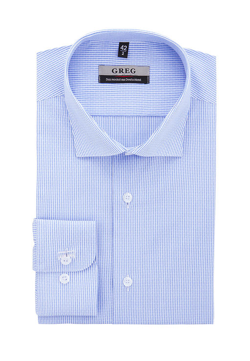 Сорочка мужская длинный рукав GREG 211/199/257/Z  фото 2