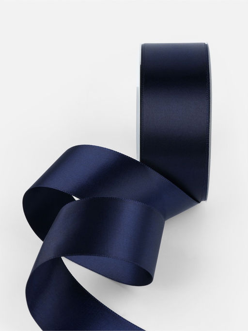 Лента атласная TEIRA, двухсторонняя, 38 мм, 25±1 м, коричневая №330