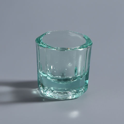 Цена за 2 шт. Стаканчик стеклянный для смешивания краски, 3×3 см, прозрачный