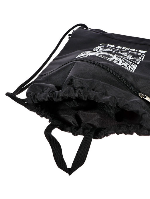 Мешок для обуви deVENTE на шнурке, с принтом, размер 46×1×33 см, чёрный