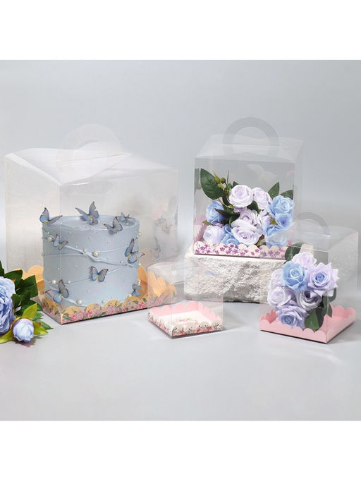 Цена за 5 шт. Коробка кондитерская, сундук, упаковка, «Только для тебя», 11 х 11 х 11 см