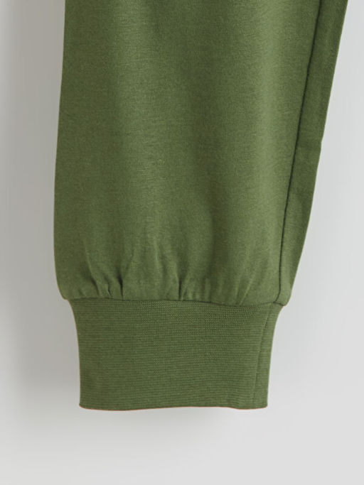 Bask?l? Erkek ?ocuk Pijama Alt?