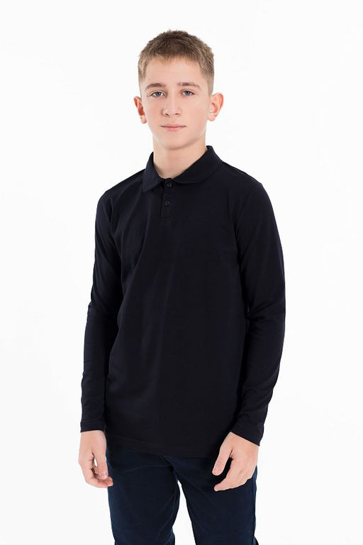 Футболка-поло М224105в синий