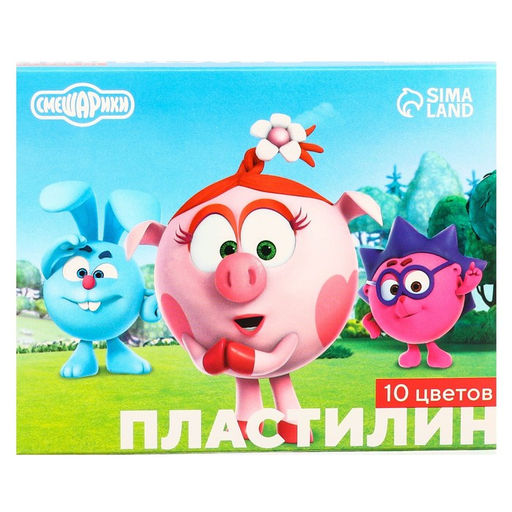 Пластилин 10цв 150г Смешарики  фото 4