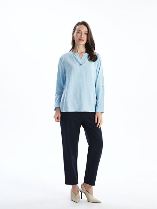 Ka??k Yaka Kad?n Bluz