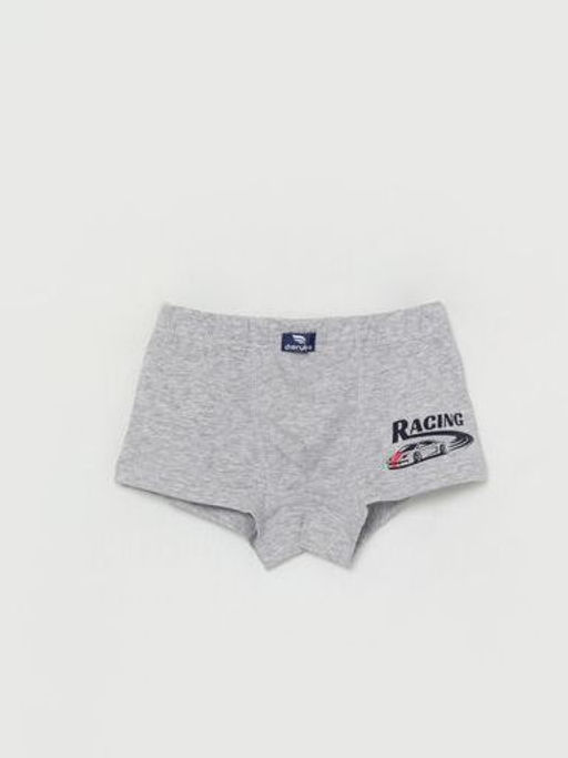 CRB wear/CWKB 10067-11 Трусы-боксеры для мальчика, светло-серый меланж/Ex.Cherubino  фото 2