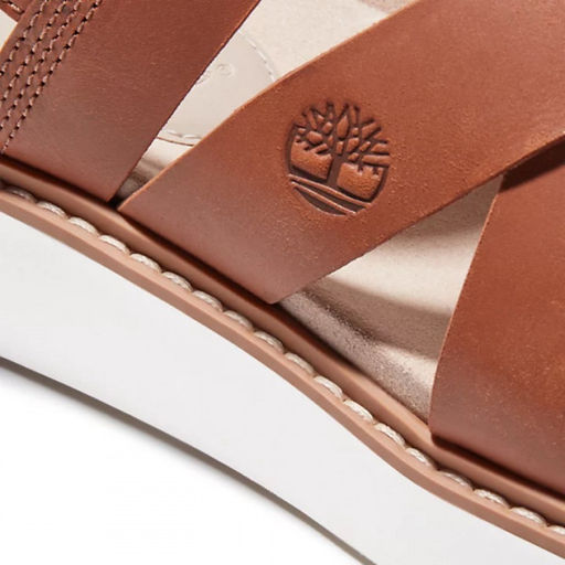 Женские сандалии Timberland Safari Dawn Backstrap коричневые фото 4