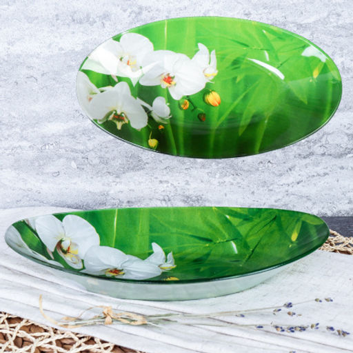 Цена за 1 шт. Блюдо овальное глубокое 25 см / S441210S CC082 GREY /уп 6/36/ цветная коробка - Галеонтрейд фото 2