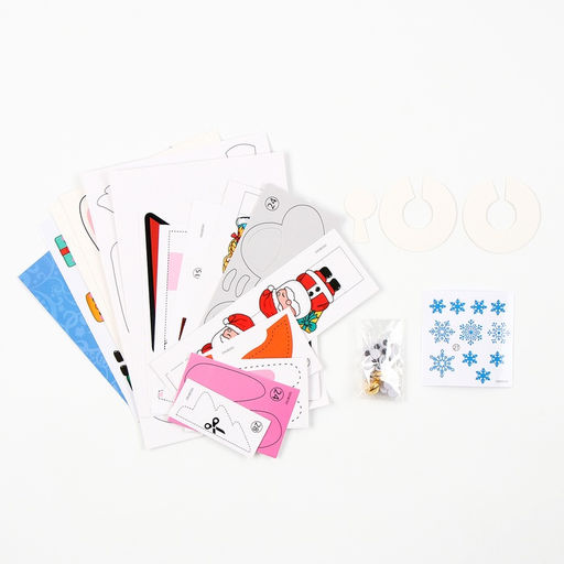 УЦЕНКА Новогодний подарок Поделки, набор для творчества, 35 поделок