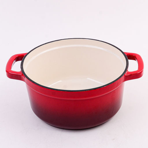 40624 Кастрюля чугун 2,3 л эмаль/покрытие красная MB (х4)